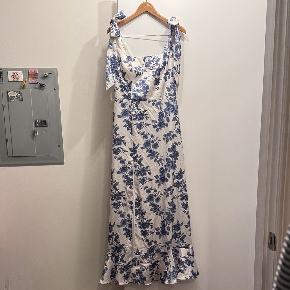 Revelry Blue Floral Maxi Dress